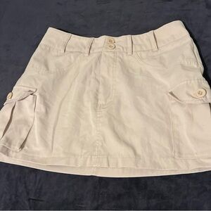 Blush Mark Tan Mini Cargo Skirt Fits XS